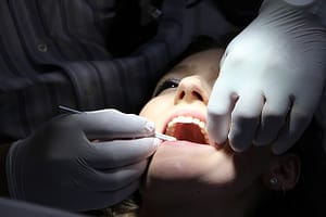 dentist and patient